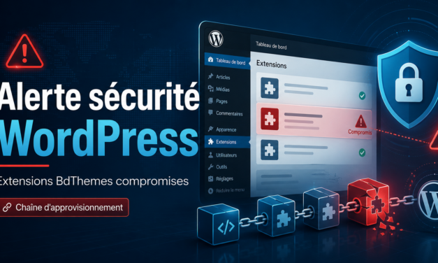 Alerte de sécurité : plusieurs extensions WordPress BdThemes compromises